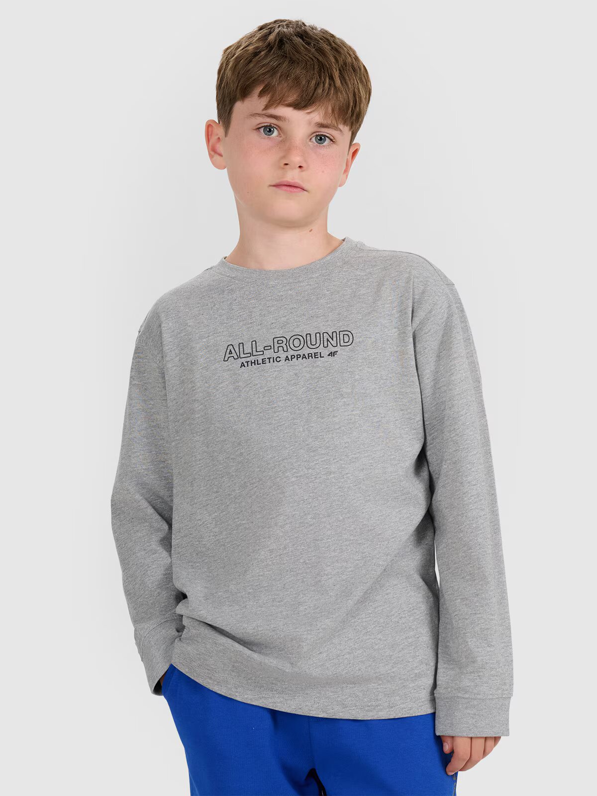 4F Tricou regular cu mânecă lungă cu imprimeu pentru băieți - 164