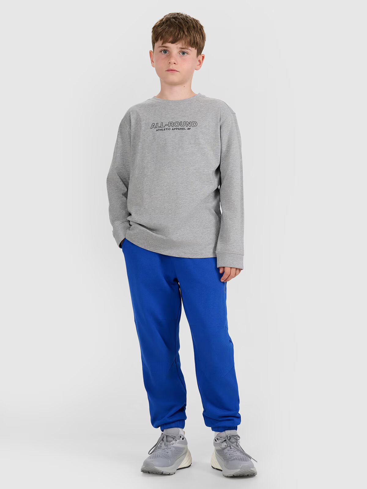 4F Tricou regular cu mânecă lungă cu imprimeu pentru băieți - 164
