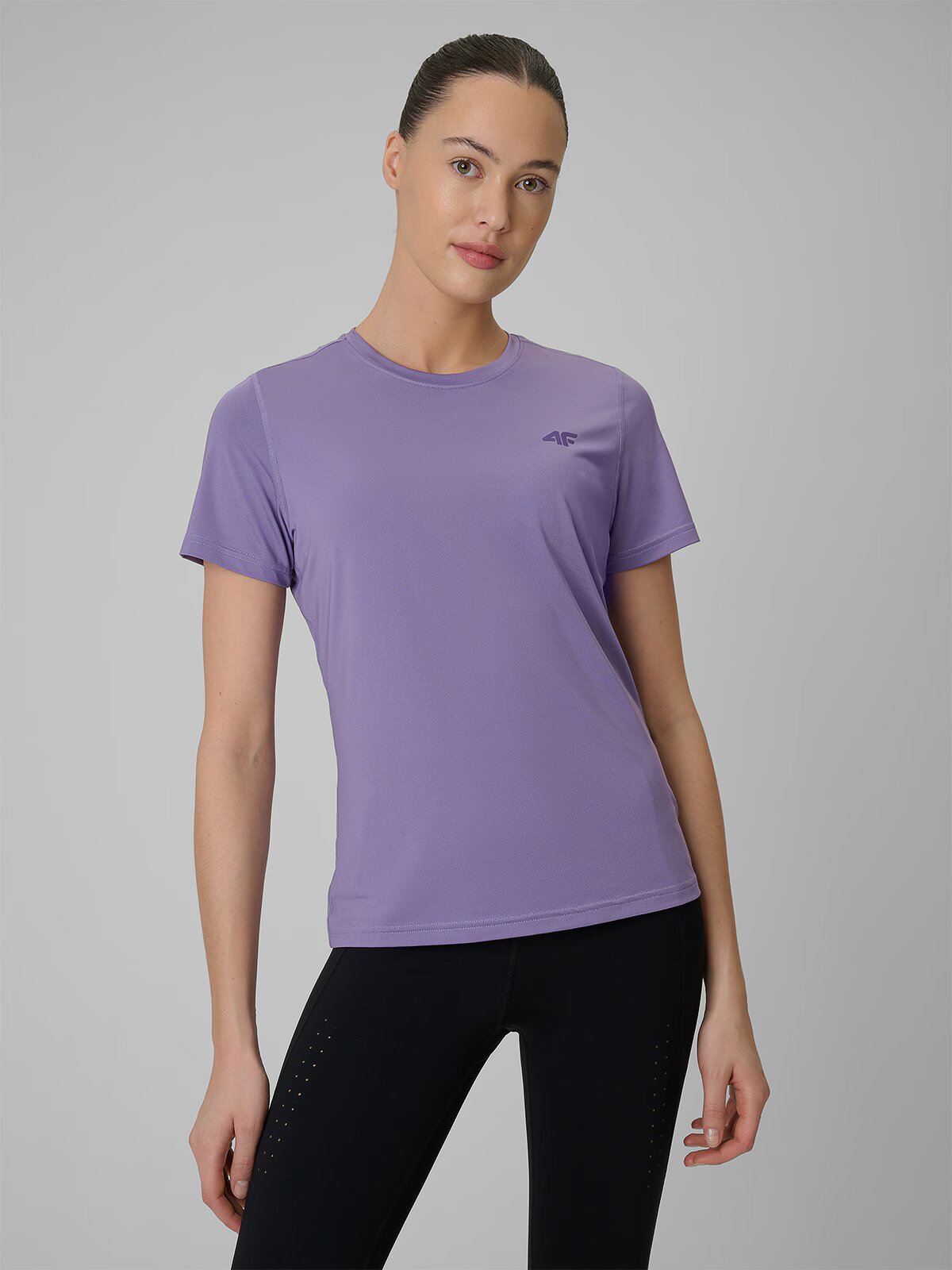 4F Tricou regular de antrenament cu uscare rapidă pentru femei - S