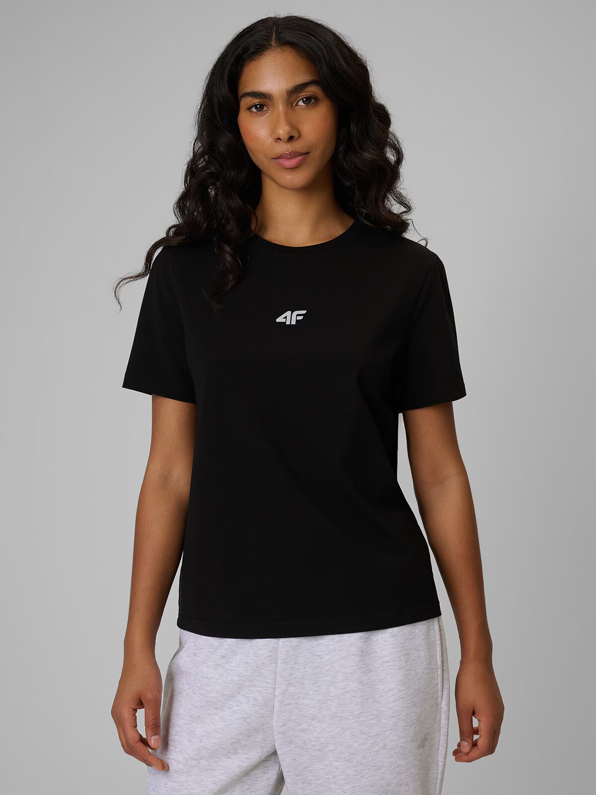 4F Tricou regular simplu damă - XS