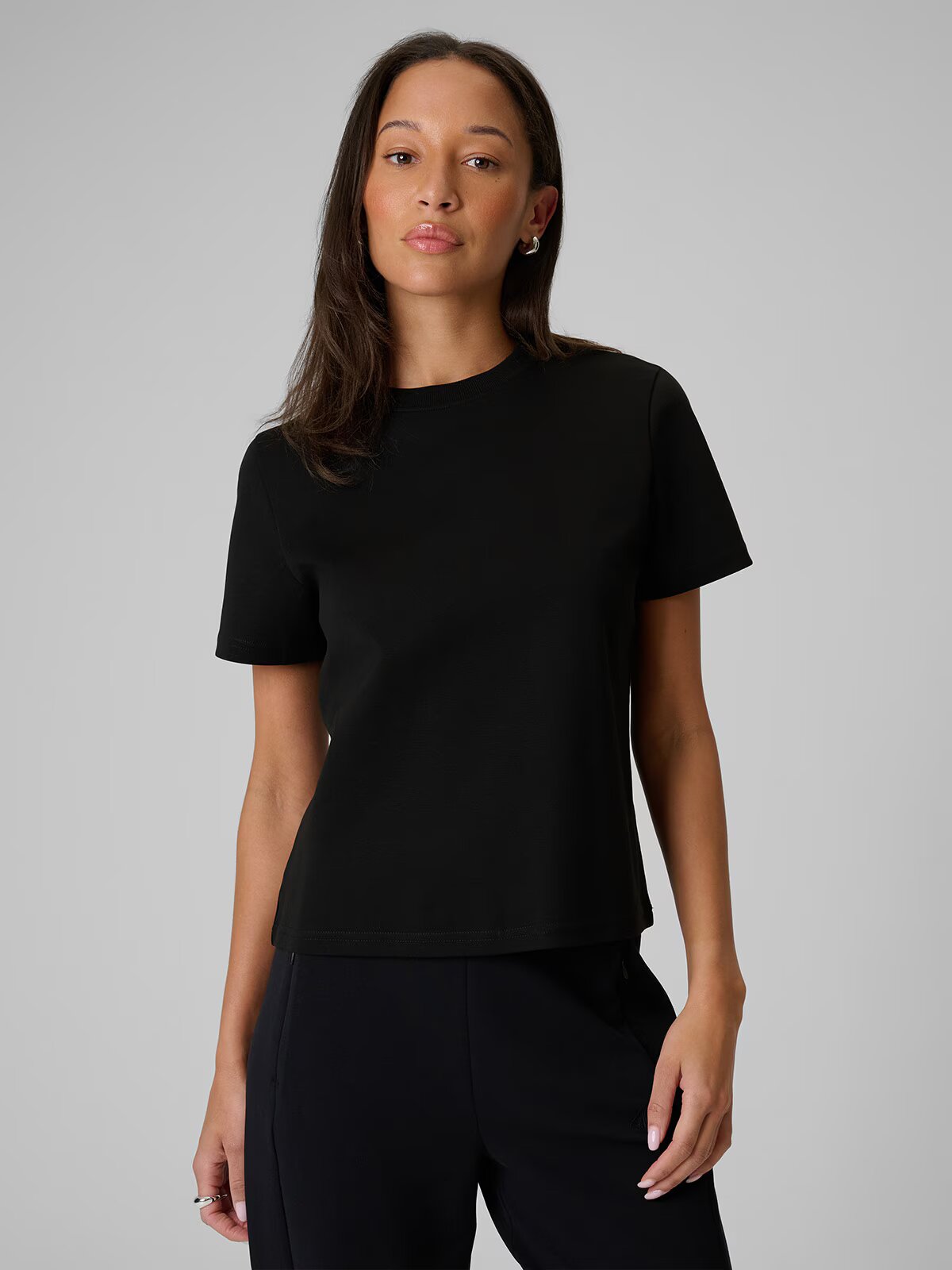 4F Tricou regular simplu de damă - XS