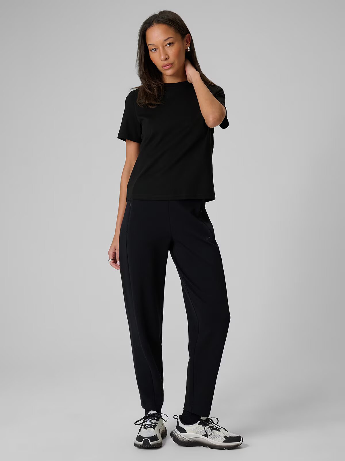 4F Tricou regular simplu de damă - XS
