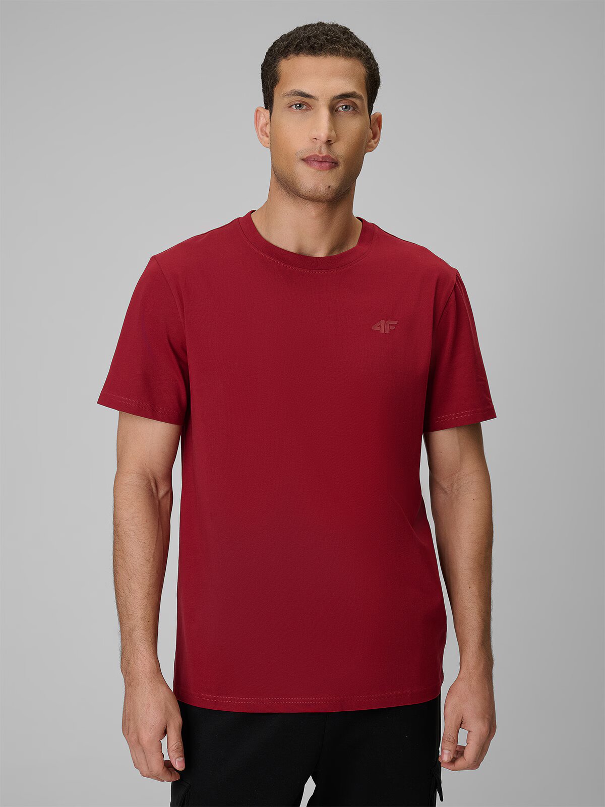 4F Tricou regular simplu pentru bărbați (2-pack) - S