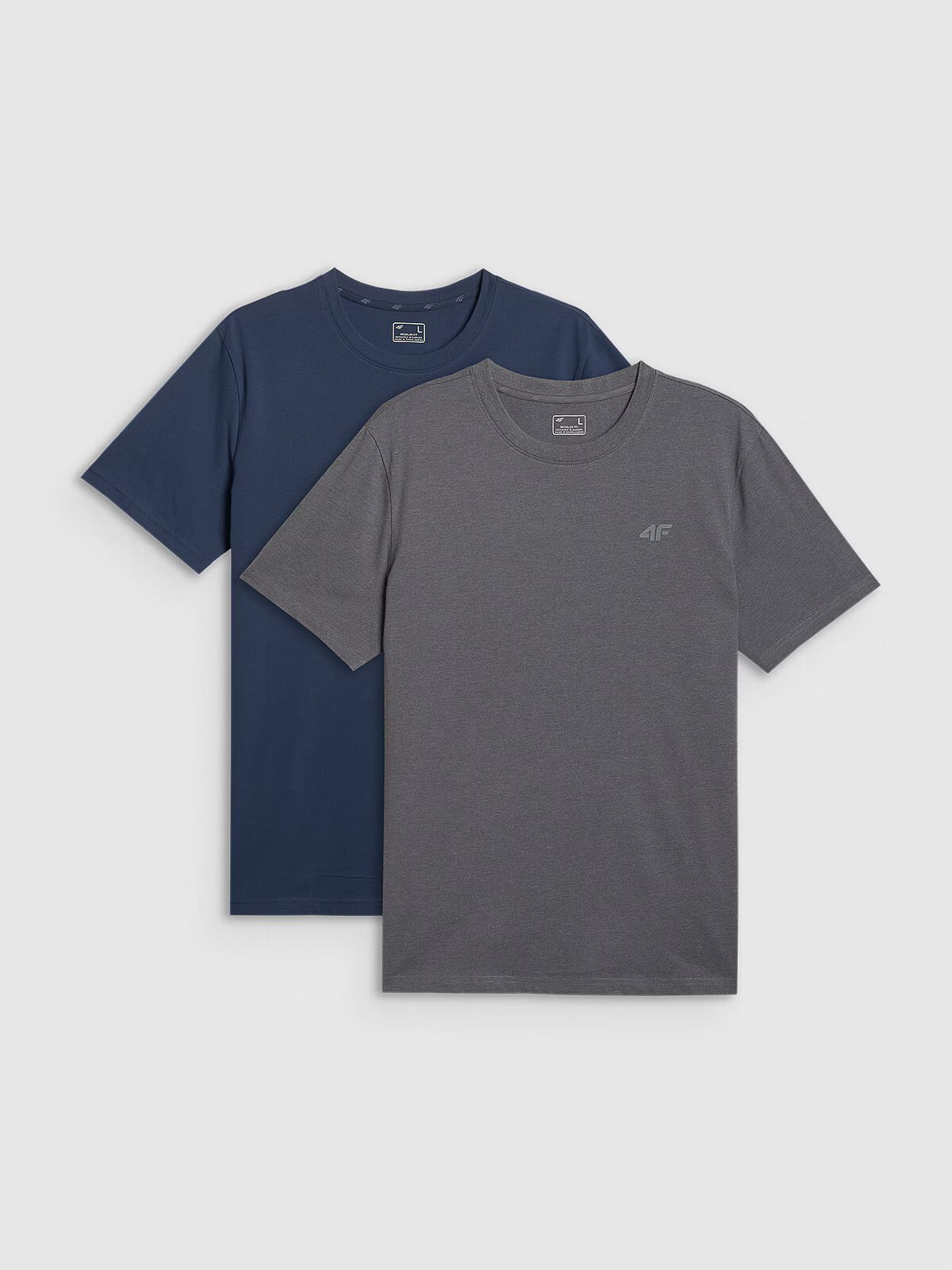 4F Tricou regular simplu pentru bărbați (2-pack) - M