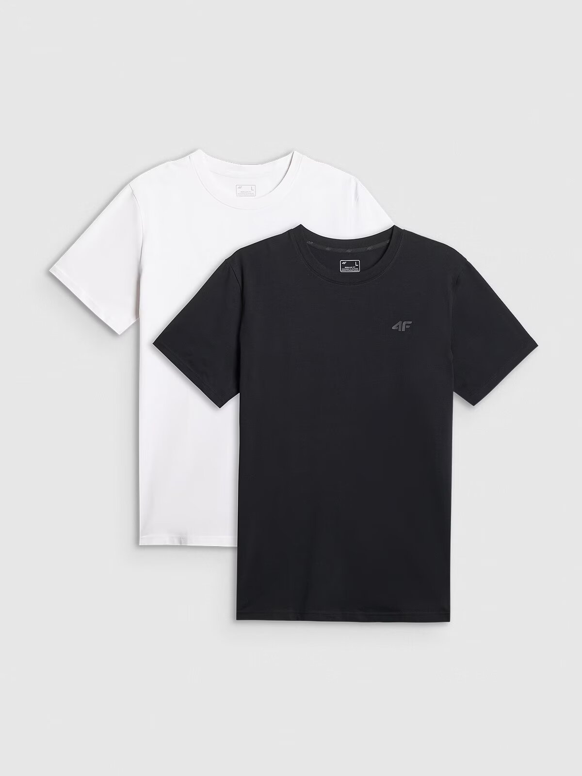 4F Tricou regular simplu pentru bărbați (2-pack) - M