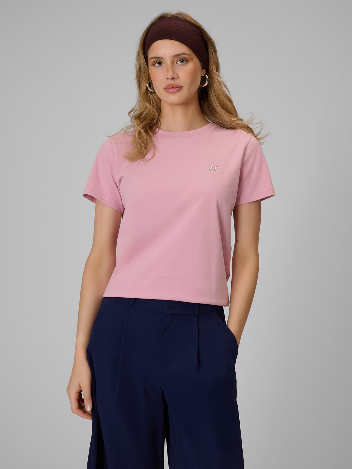 4F Tricou regular simplu pentru femei - XS