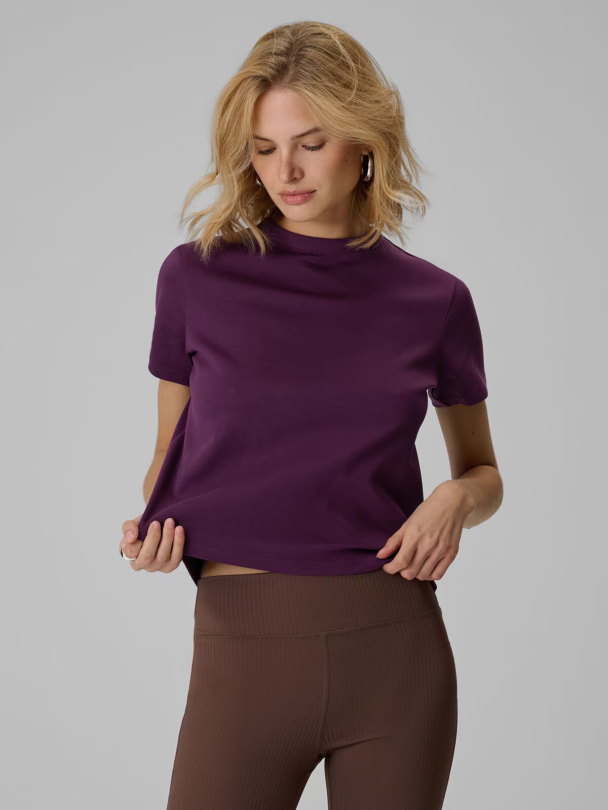 4F Tricou regular simplu pentru femei - L