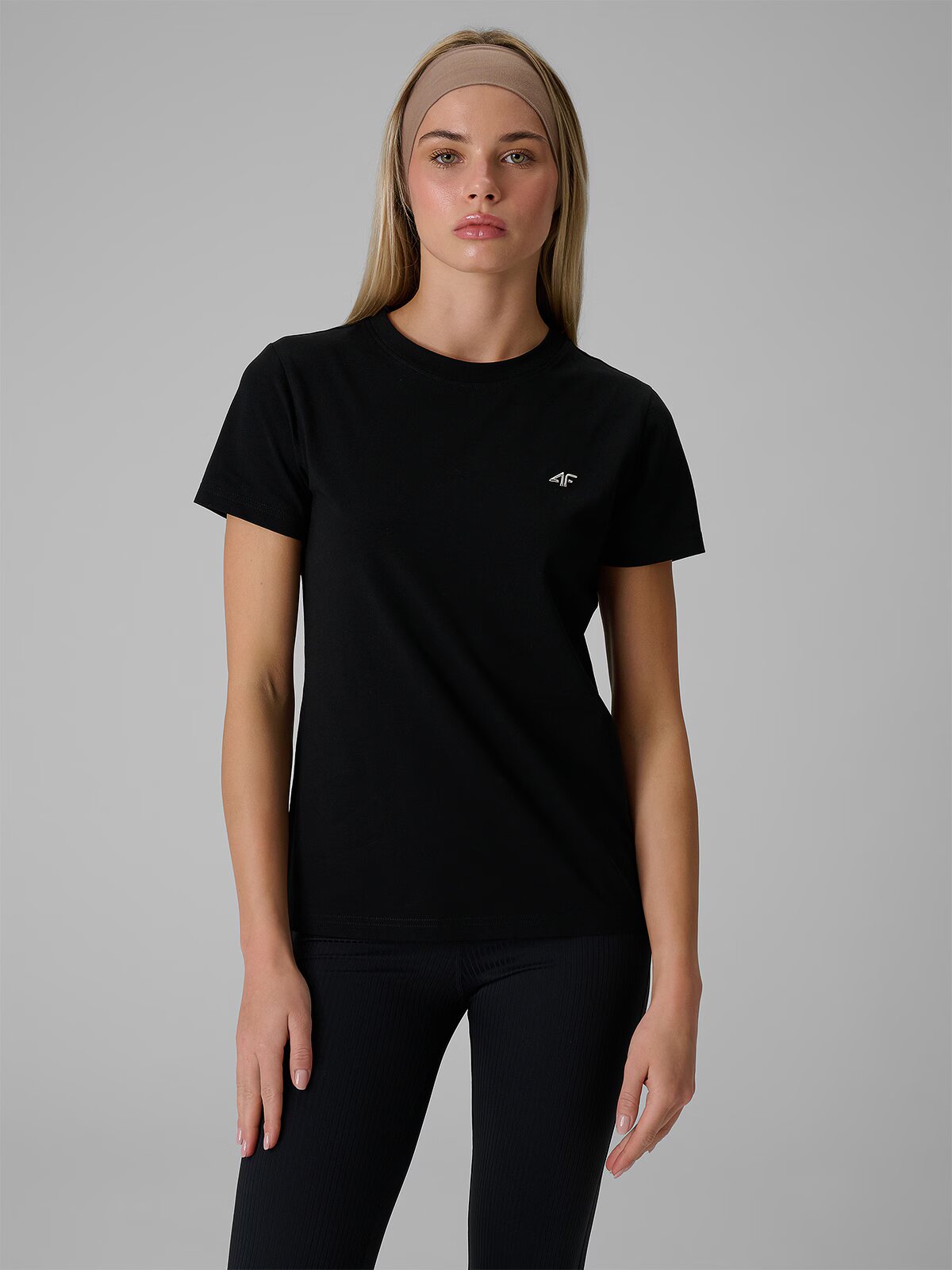 4F Tricou regular simplu pentru femei - XS
