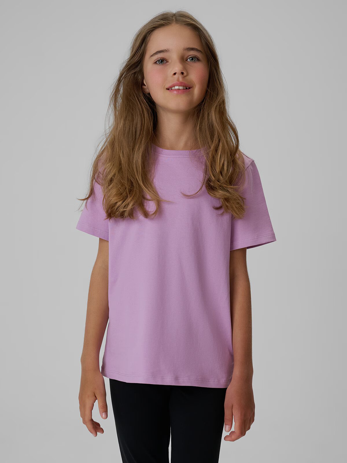 4F Tricou regular simplu pentru fete - 152