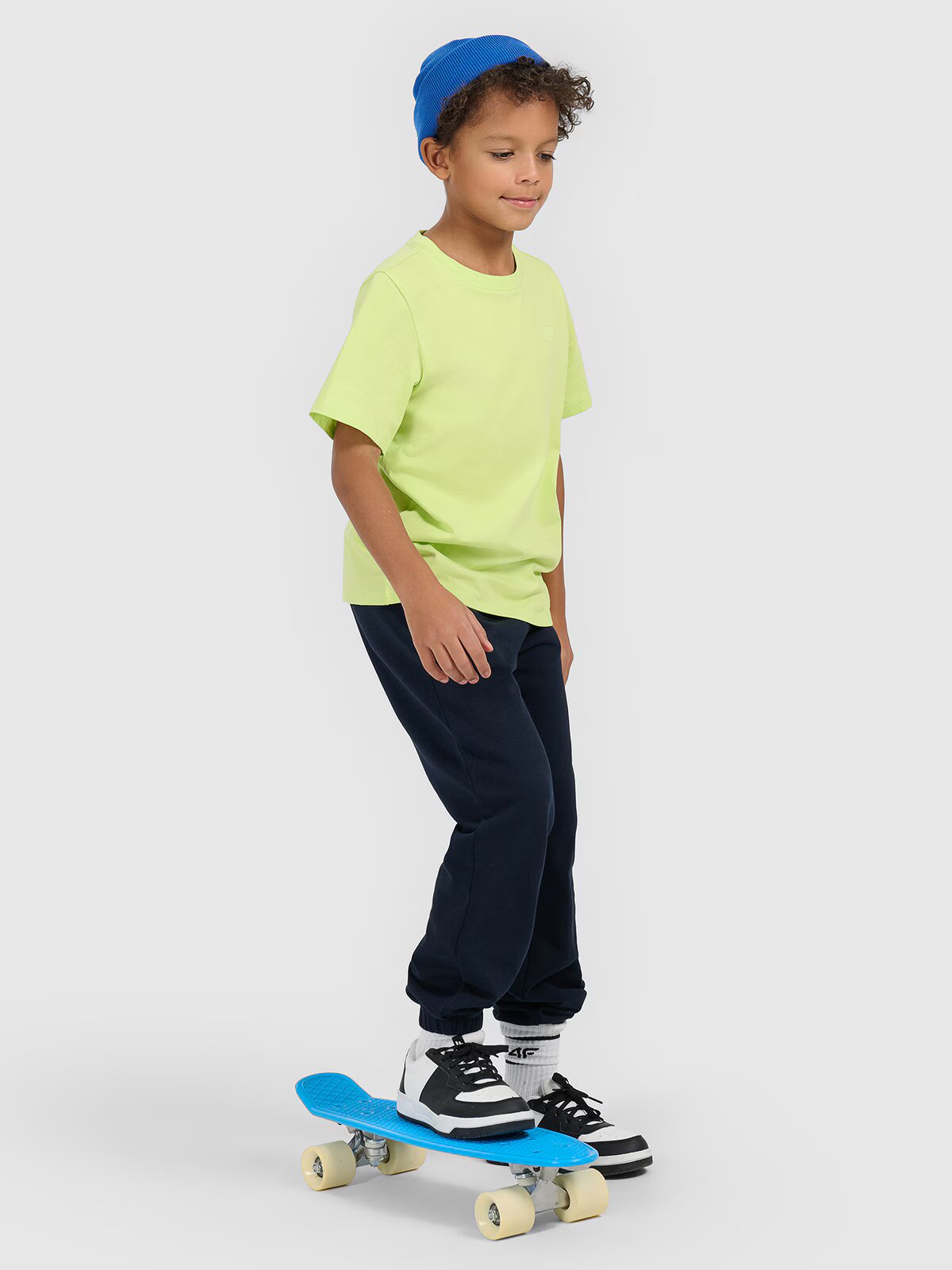4F Tricou regular unicolor pentru băieți - 122