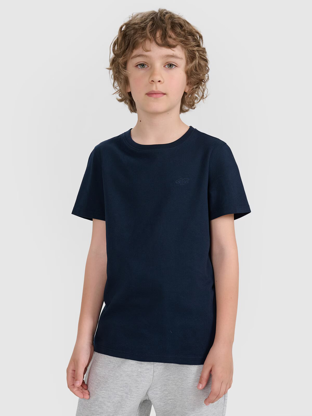4F Tricou regular unicolor pentru băieți - 146