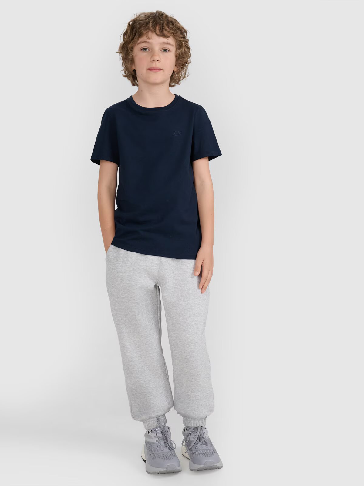 4F Tricou regular unicolor pentru băieți - 146