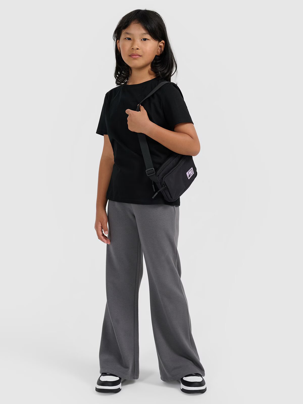 4F Tricou regular unicolor pentru fete - 140