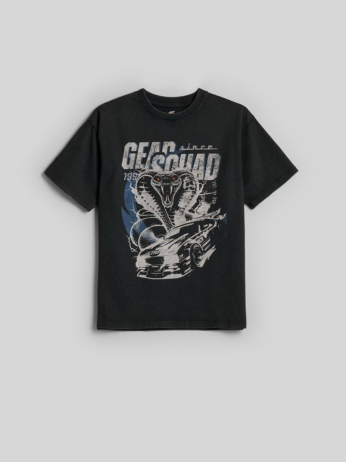 4F Tricou relaxed cu imprimeu pentru băieți - 122