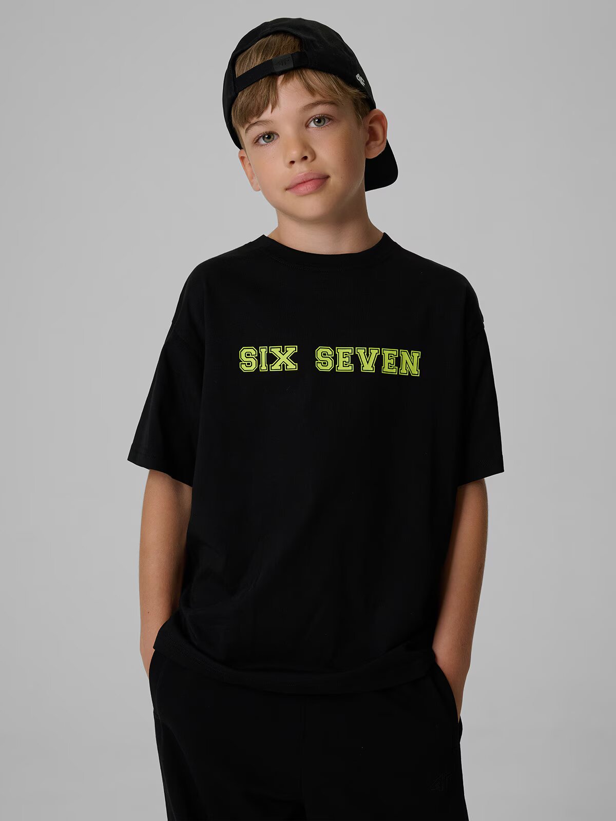 4F Tricou relaxed cu imprimeu pentru băieți - 122