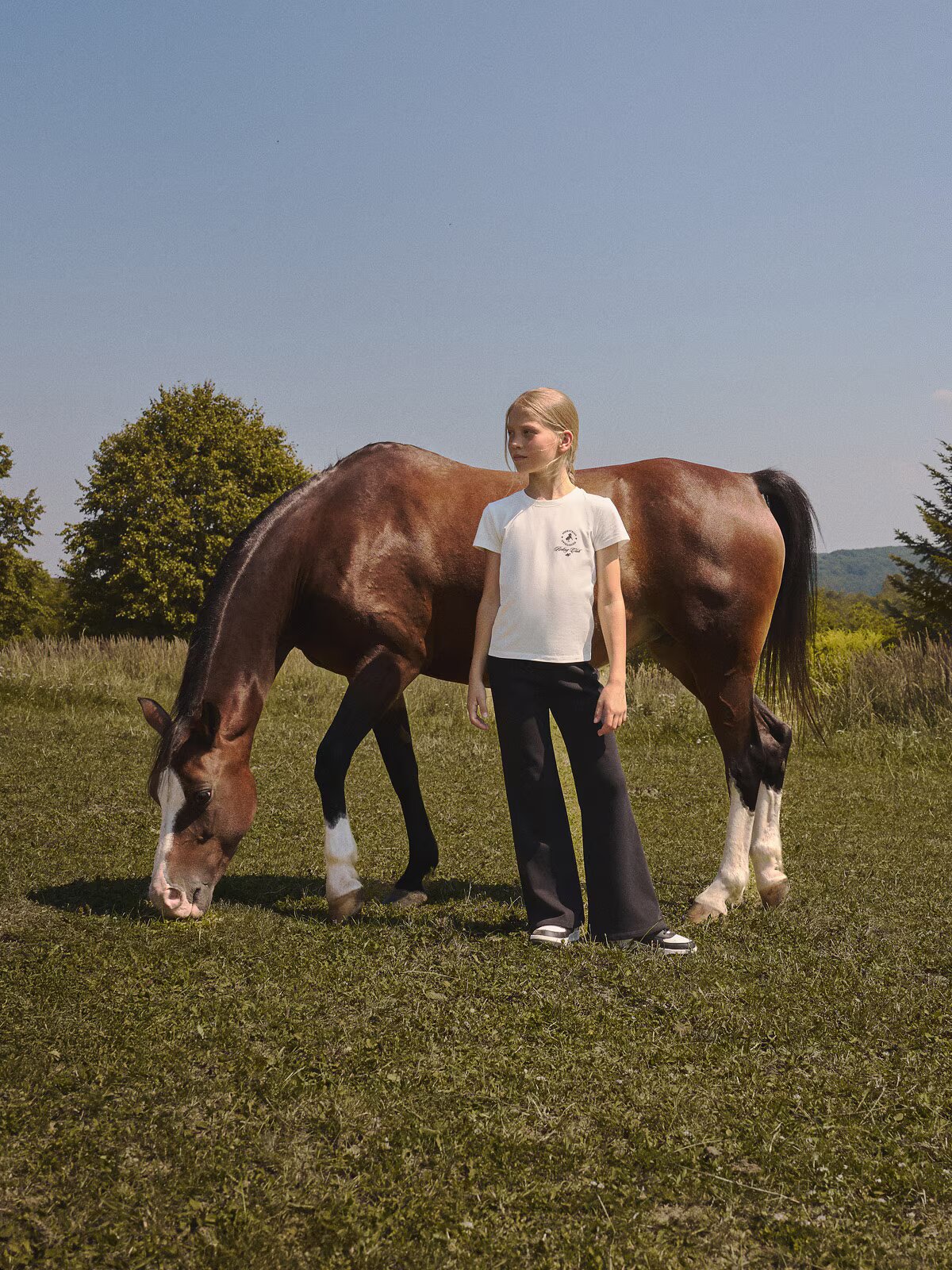 4F Tricou slim cu imprimeu pentru fete - crem 128