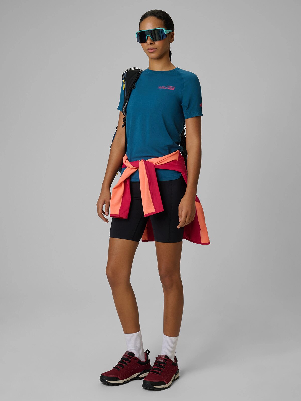 4F Tricou trekking regular cu uscare rapidă damă - XS