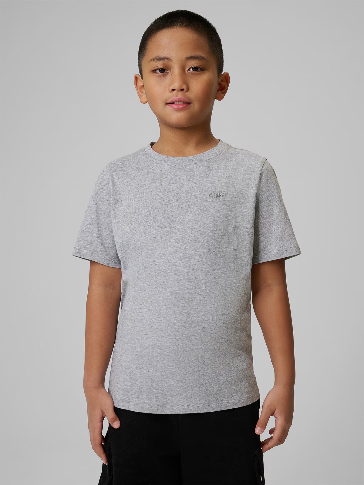 4F Tricou unicolor pentru băieți - 122