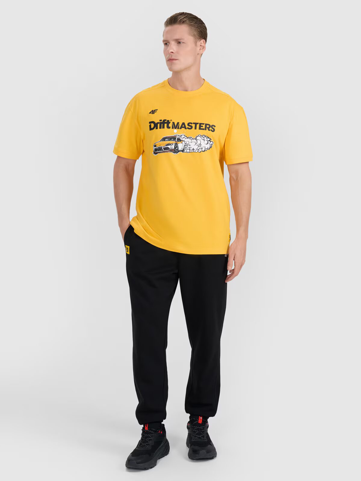 4F Tricou unisex regular cu imprimeu | Drift Masters - XL