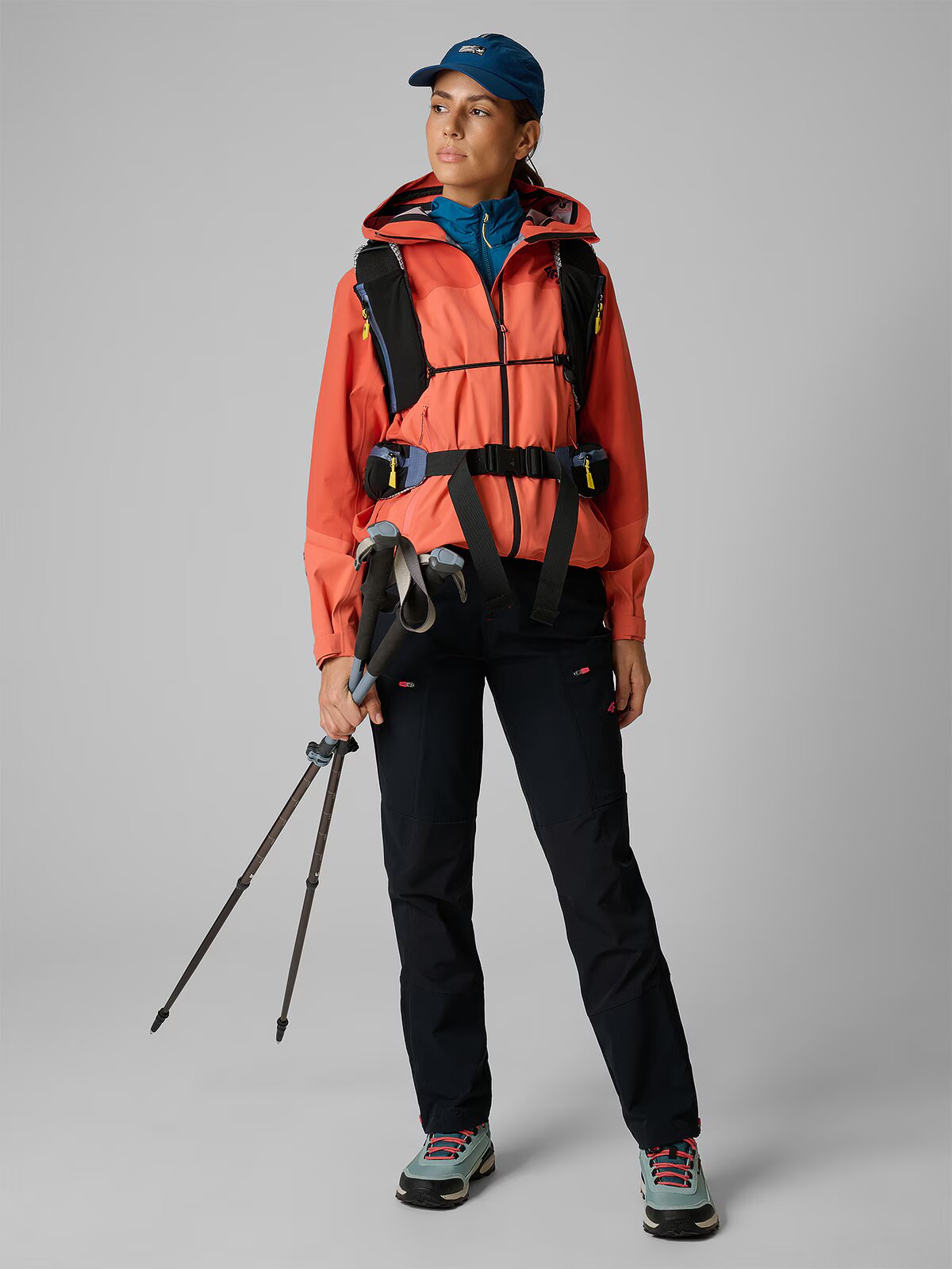 4F Vestă trekking cu umplutură Primaloft Silver pentru femei - XS