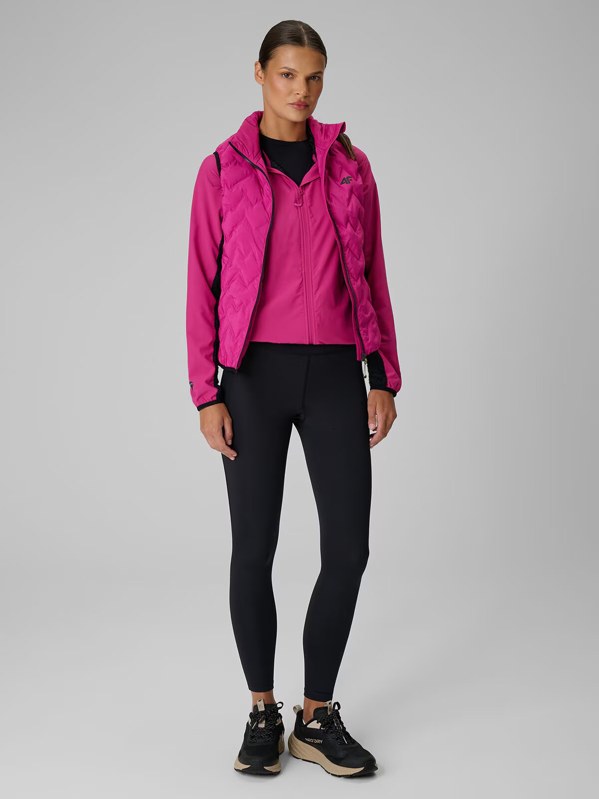 4F Vestă trekking PRO cu umplutură Primaloft Silver pentru femei - XL