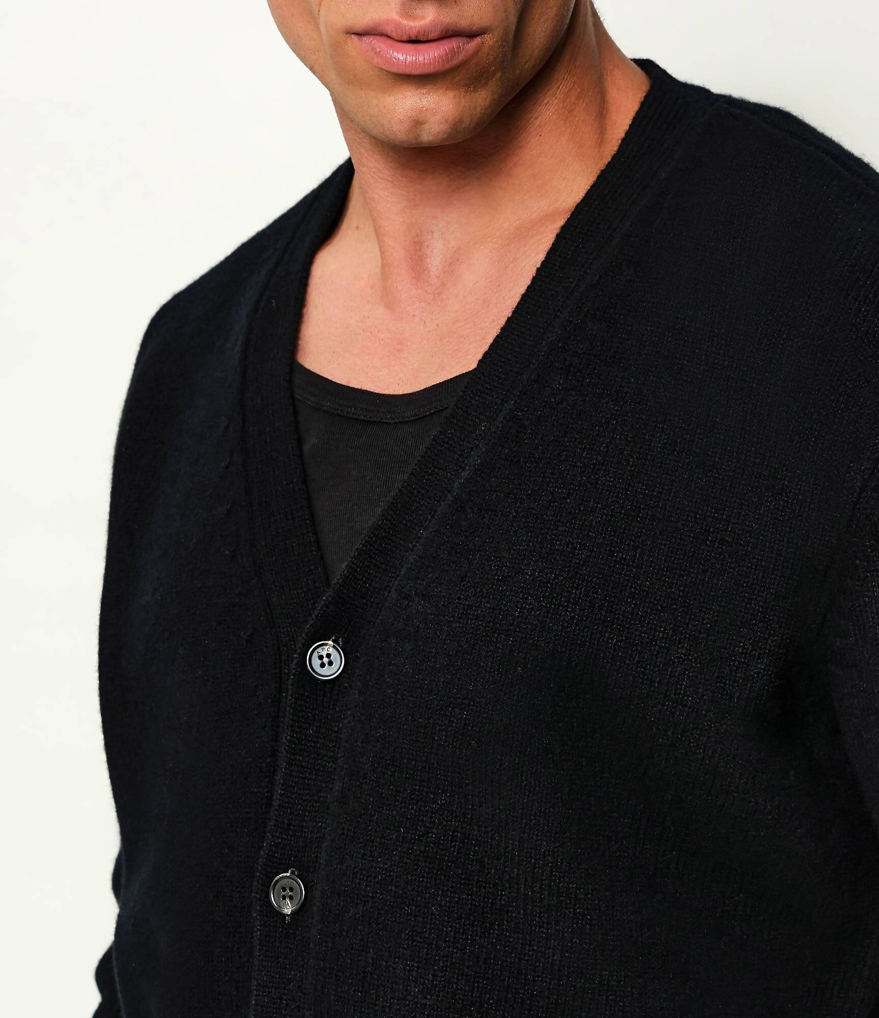 A.P.C. De lână cardigan Kevin | regular fit