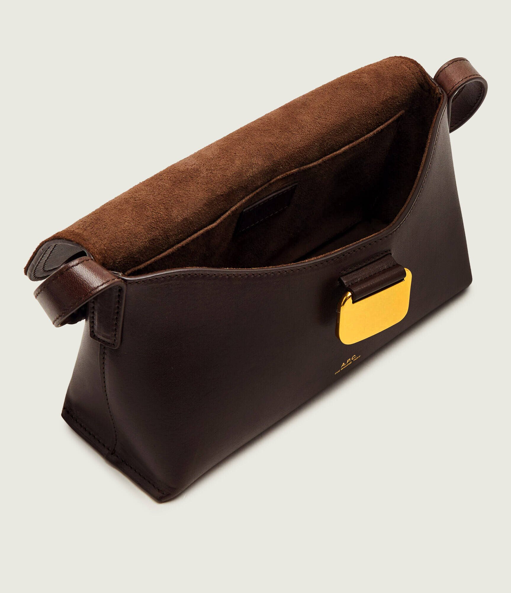 A.P.C. De piele geantă pe umăr Simone