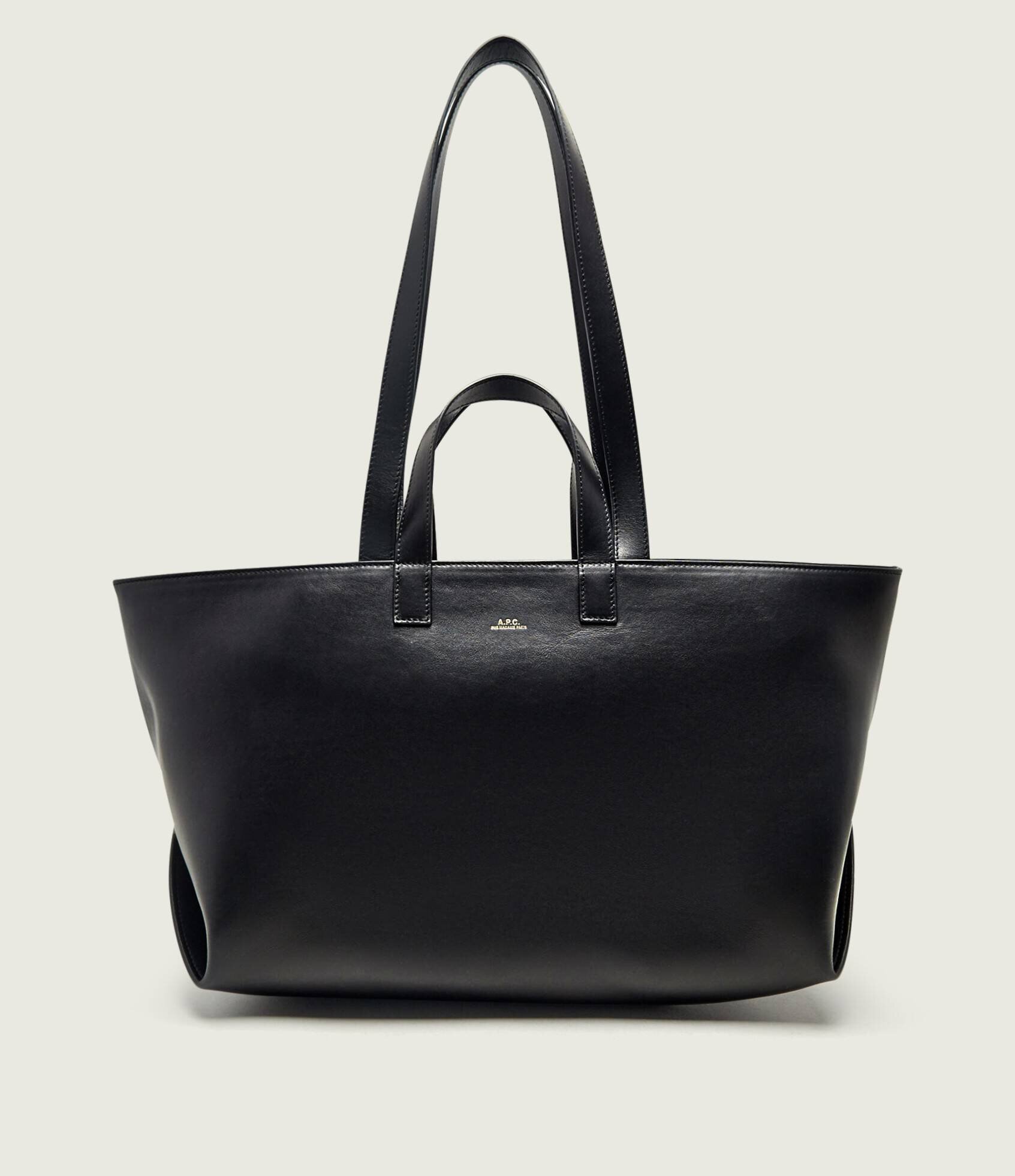 A.P.C. De piele geantă shopper + borsetă Le Drummer