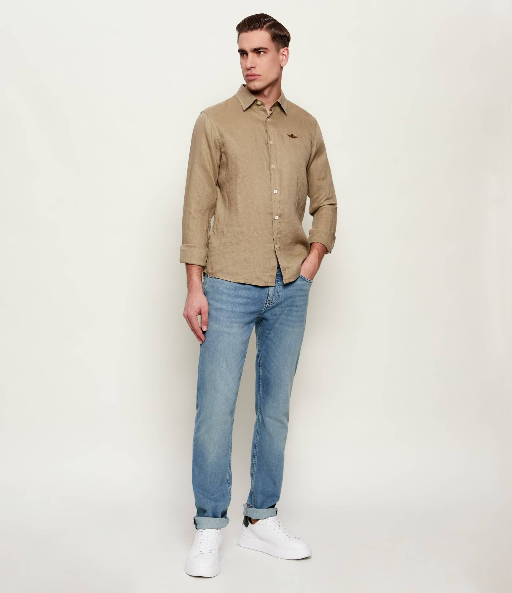 Aeronautica Militare De in cămașă | regular fit