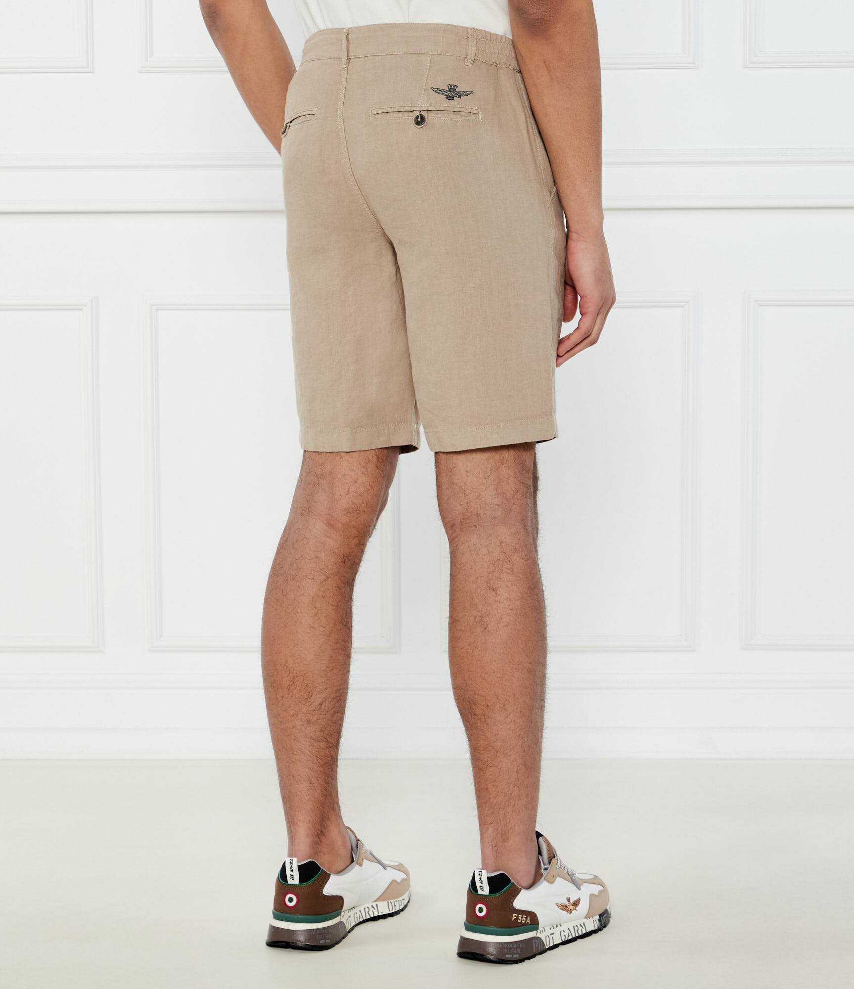 Aeronautica Militare De in pantaloni scurți chino | regular fit