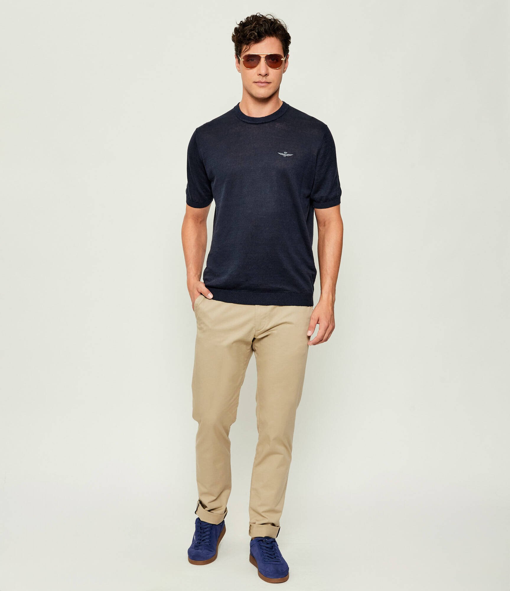 Aeronautica Militare De in pulover | Regular Fit