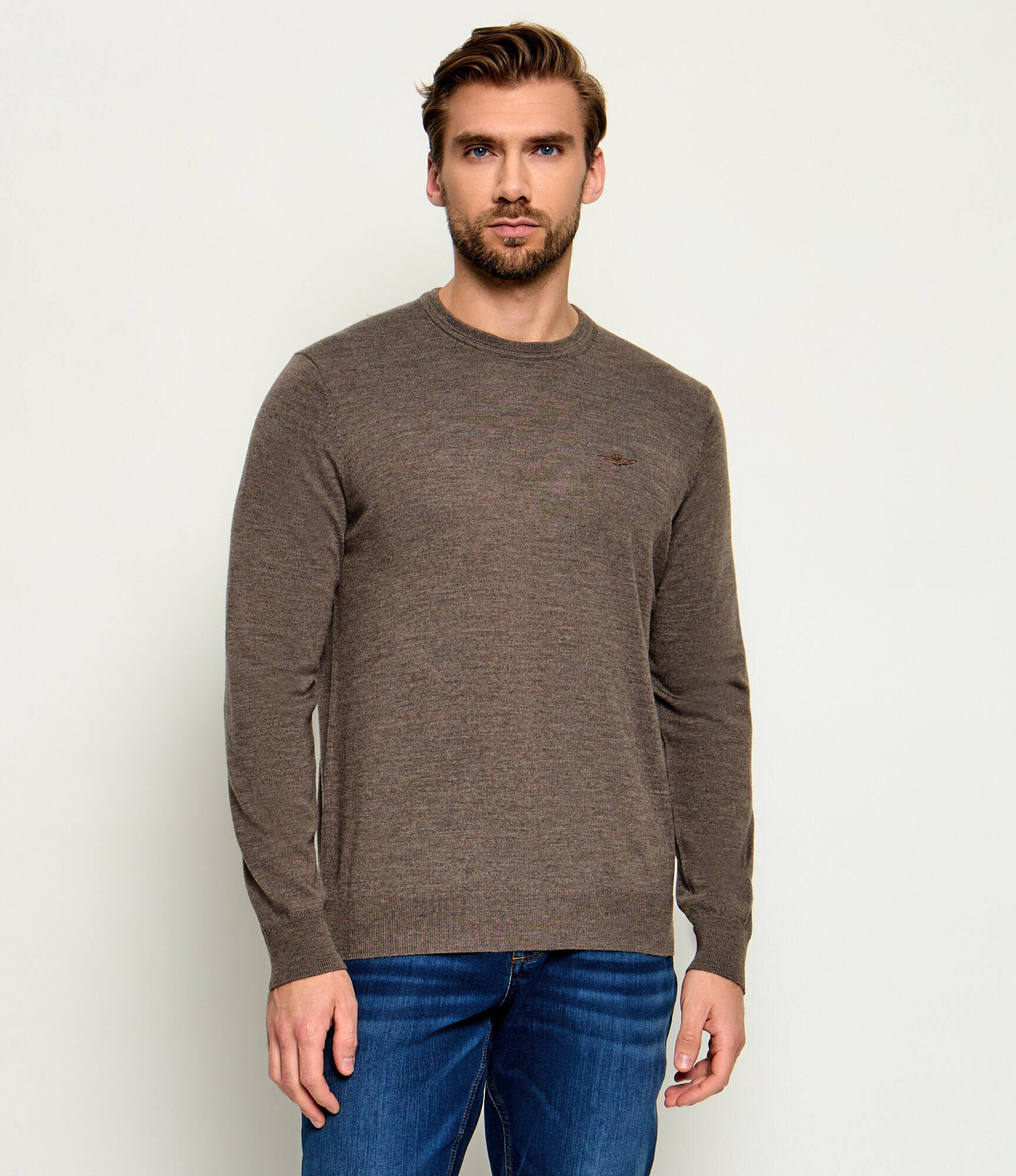 Aeronautica Militare De lână pulover | regular fit