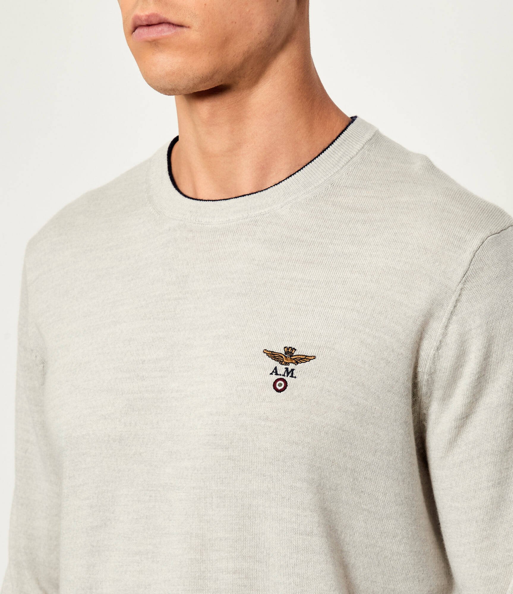 Aeronautica Militare De lână pulover | Regular Fit