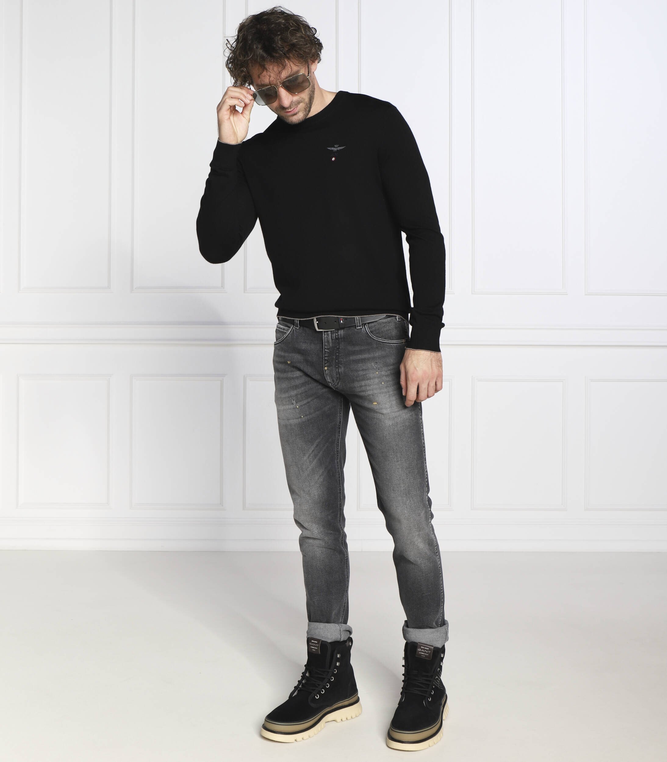 Aeronautica Militare de lână pulover | regular fit