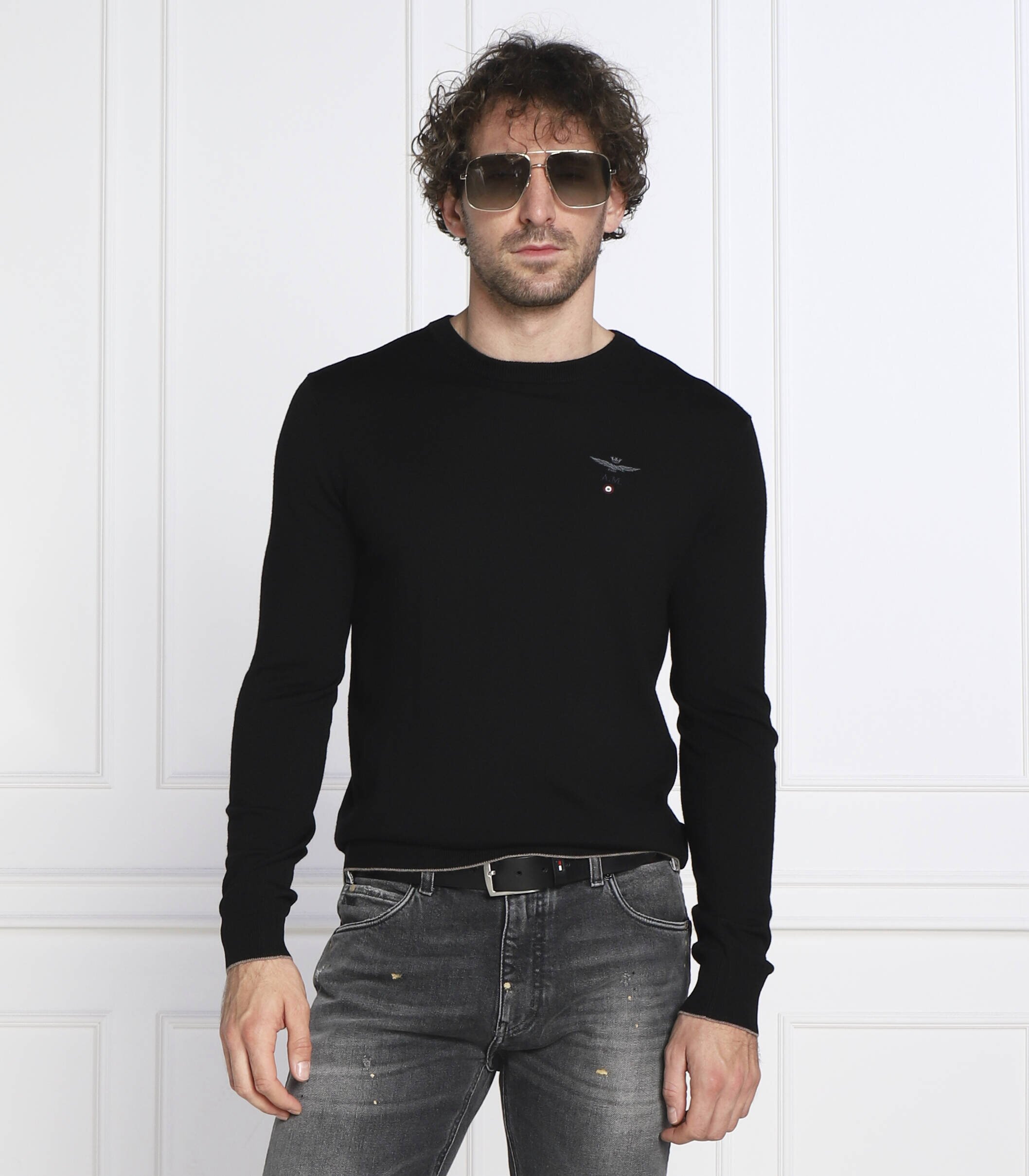 Aeronautica Militare de lână pulover | regular fit