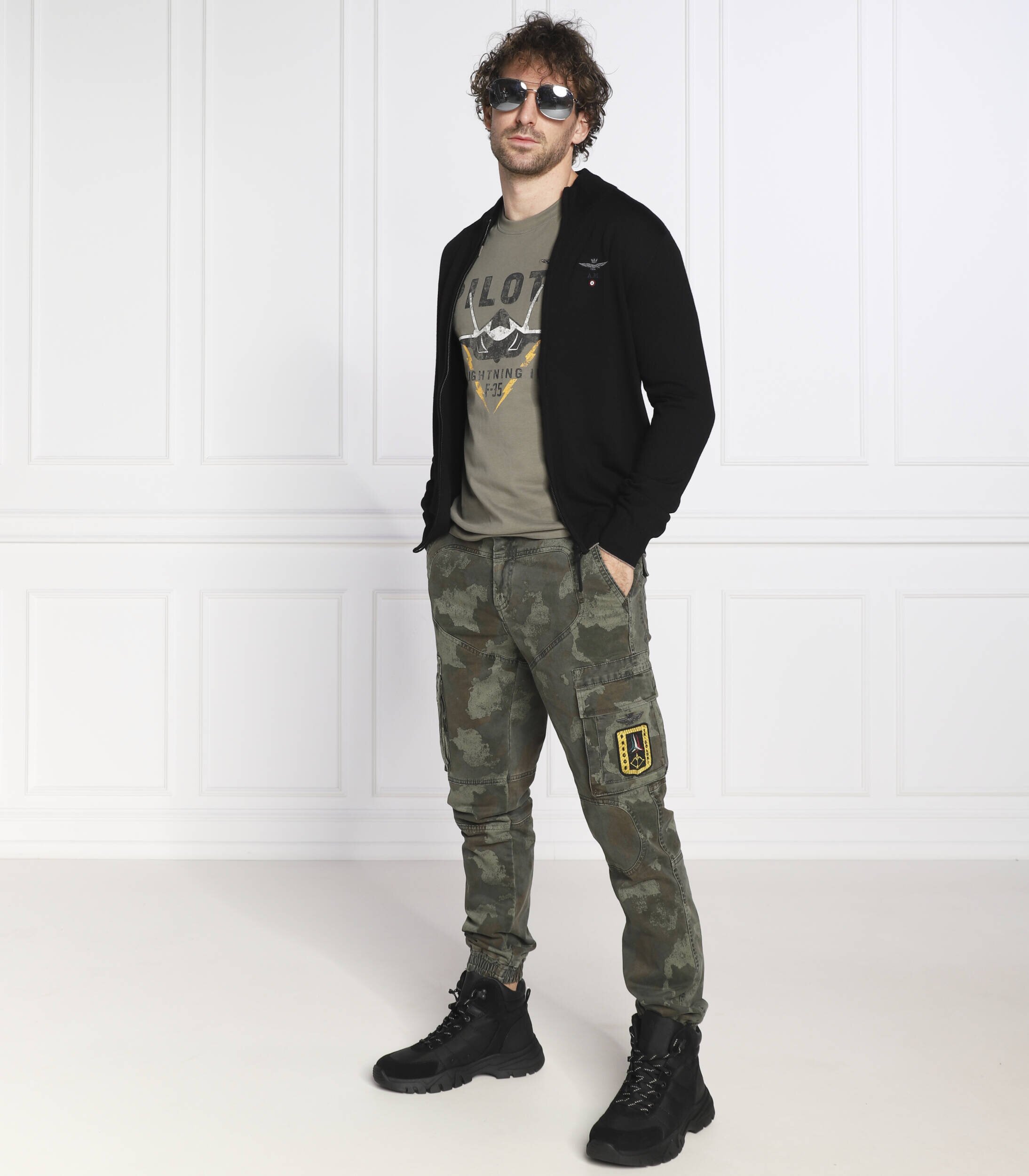 Aeronautica Militare de lână pulover | regular fit