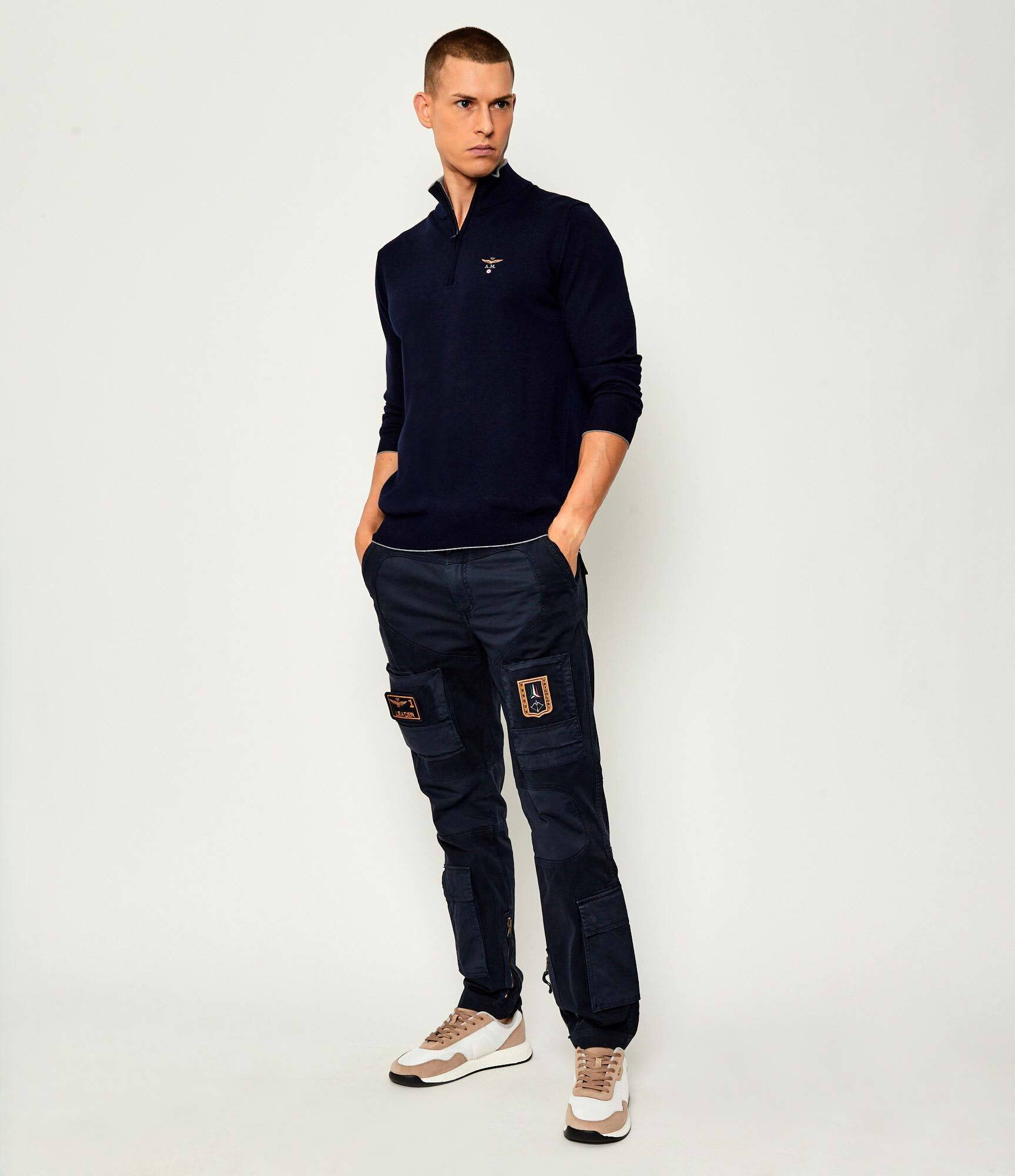 Aeronautica Militare De lână pulover | regular fit