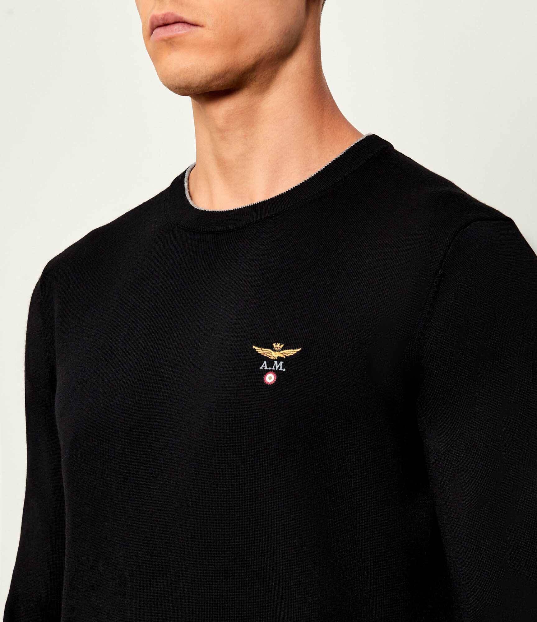 Aeronautica Militare De lână pulover | Regular Fit