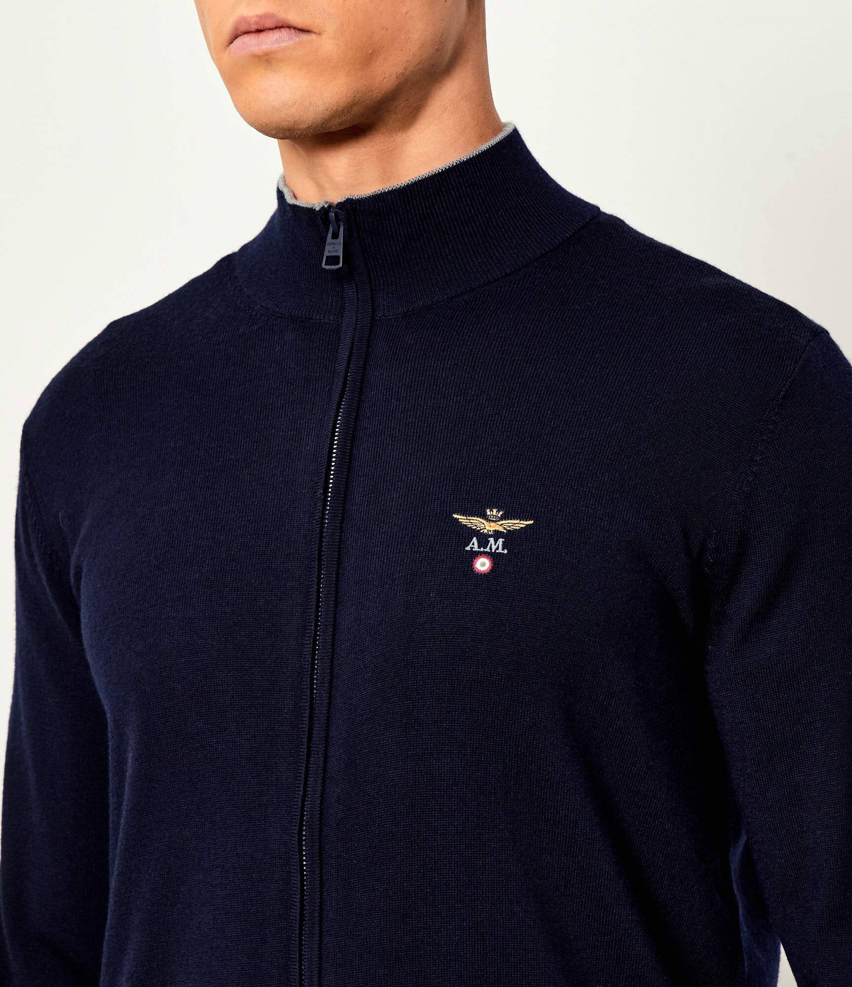 Aeronautica Militare De lână pulover | Regular Fit