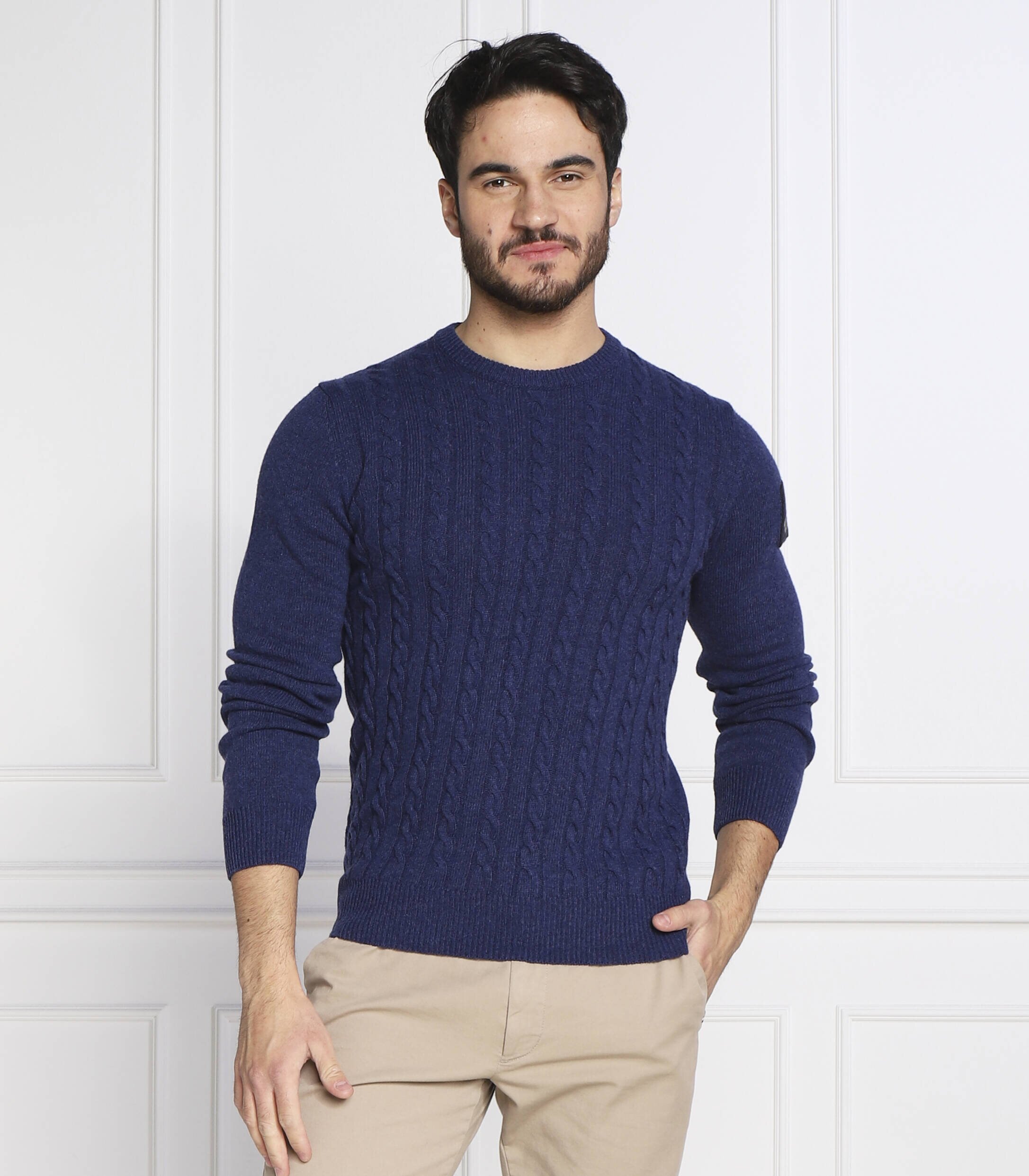 Aeronautica Militare de lână pulover | slim fit
