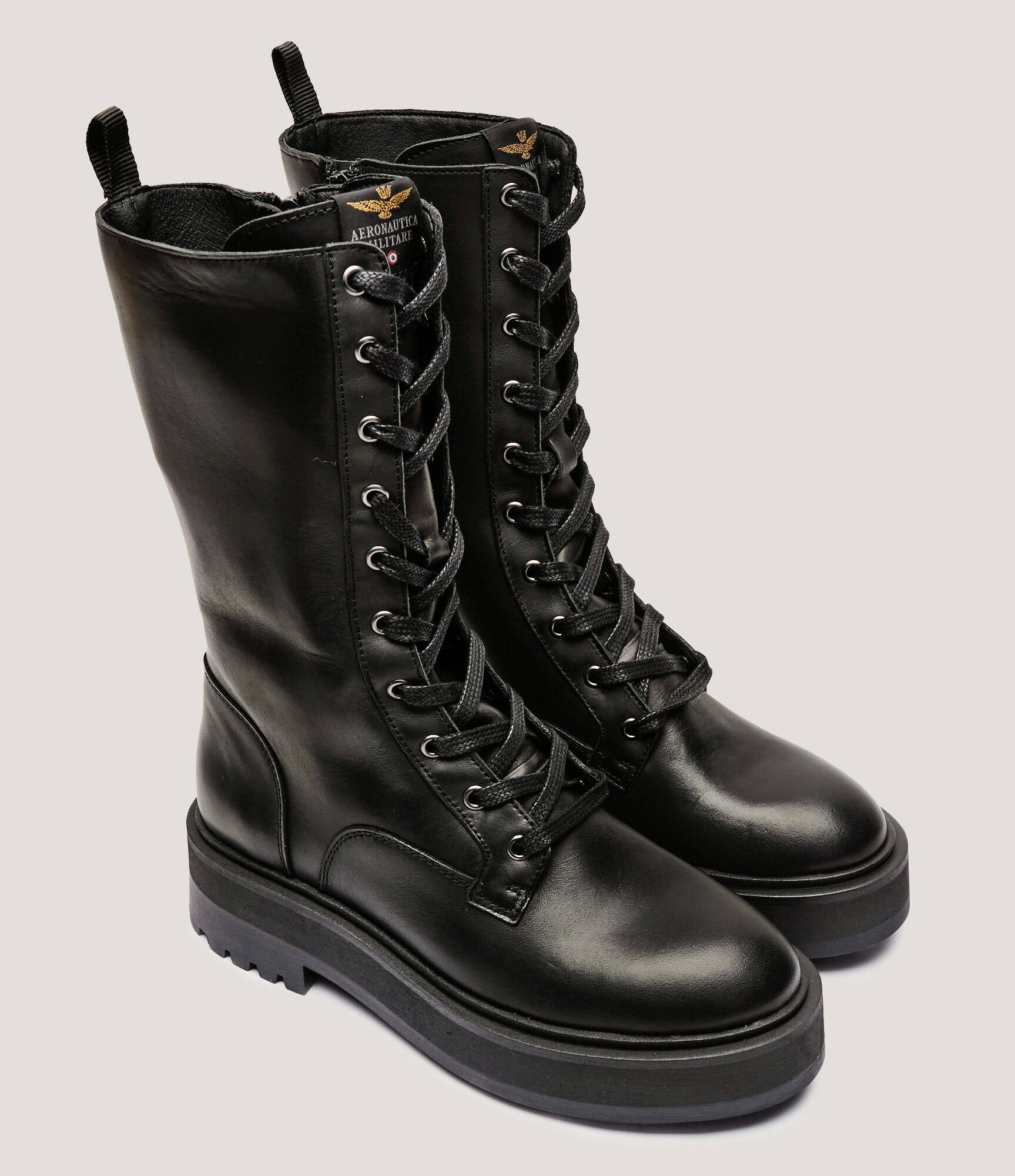 Aeronautica Militare De piele botine cu platformă