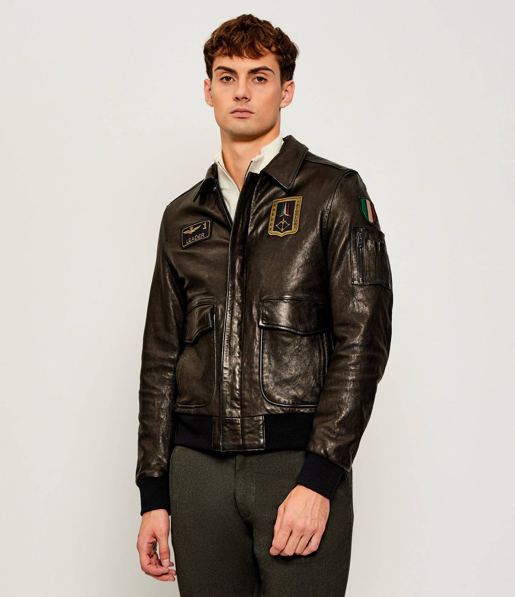Aeronautica Militare Geacă de piele | regular fit