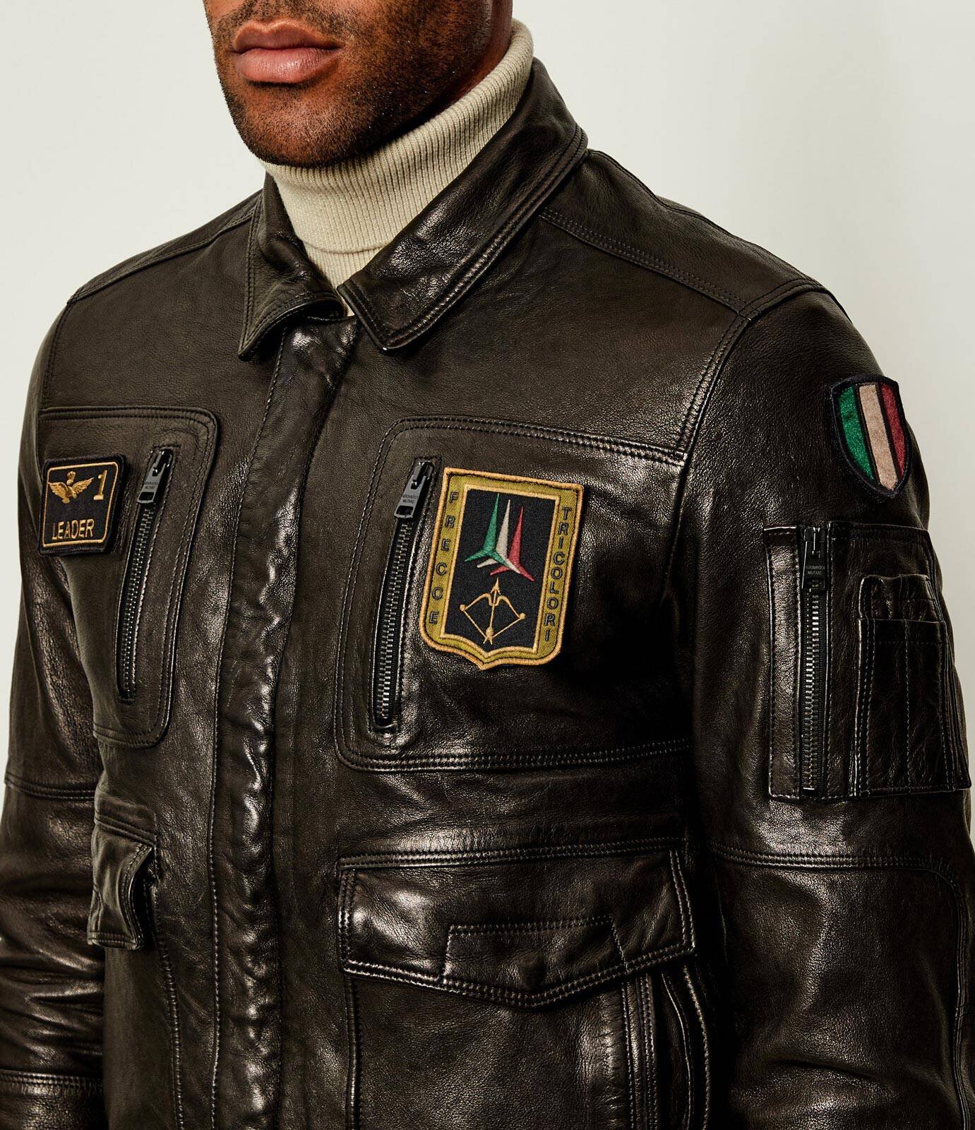 Aeronautica Militare Geacă de piele | regular fit