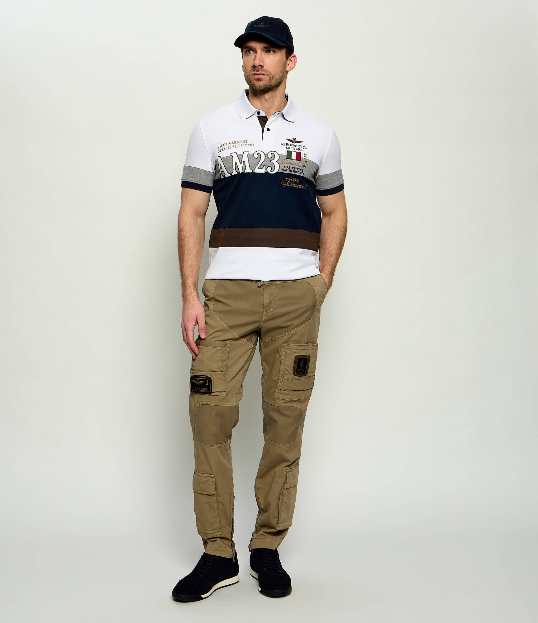Aeronautica Militare Pantaloni cargo ANTI-G | Straight fit
