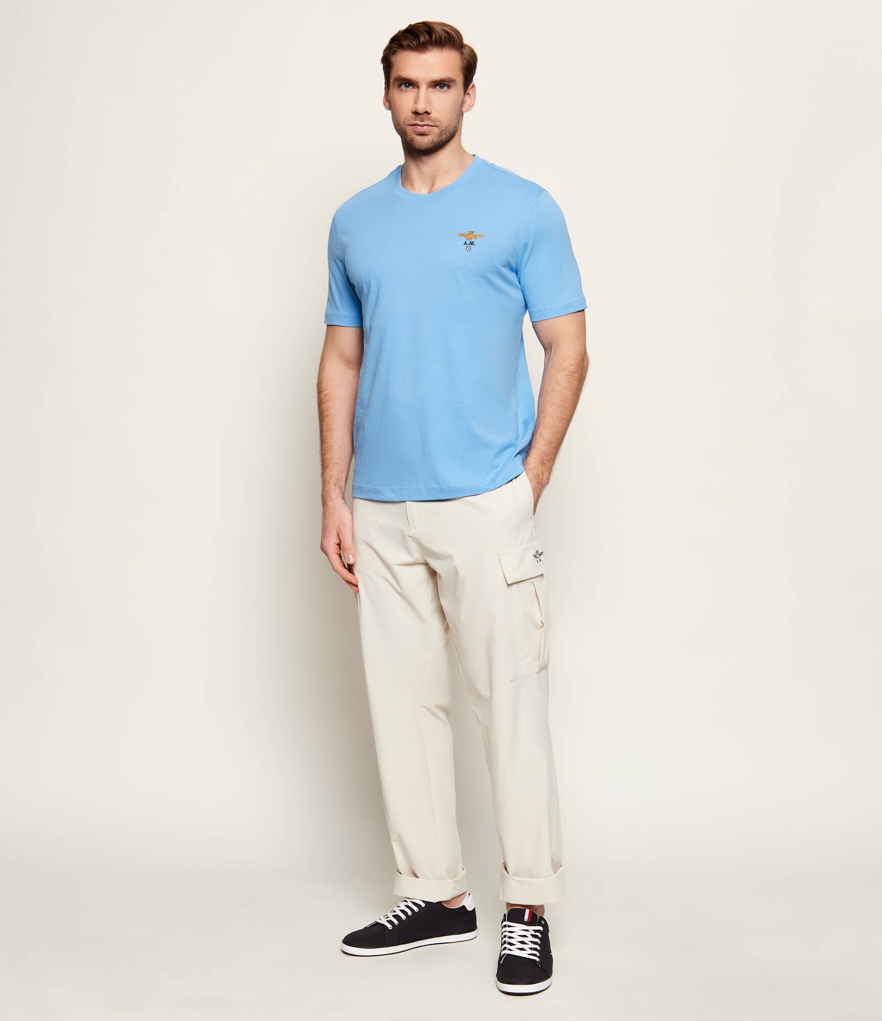 Aeronautica Militare Pantaloni cargo | Comfort fit