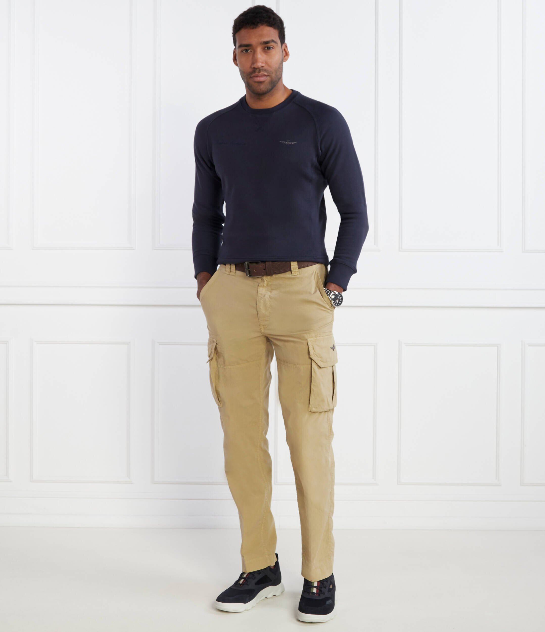 Aeronautica Militare Pantaloni cargo | Regular Fit