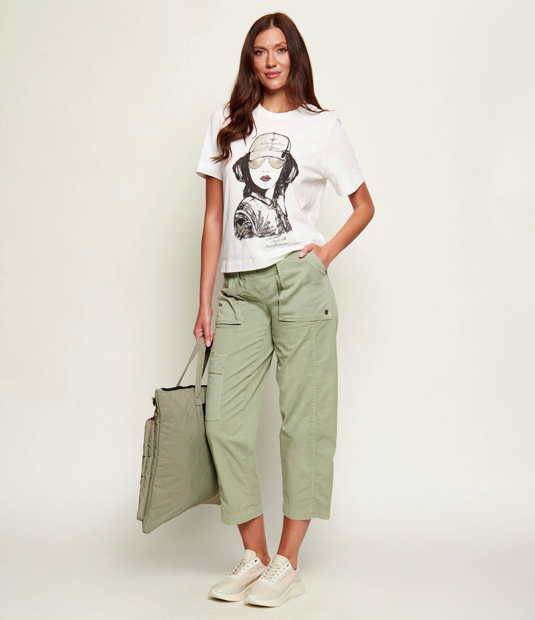 Aeronautica Militare Pantaloni cargo | Relaxed fit