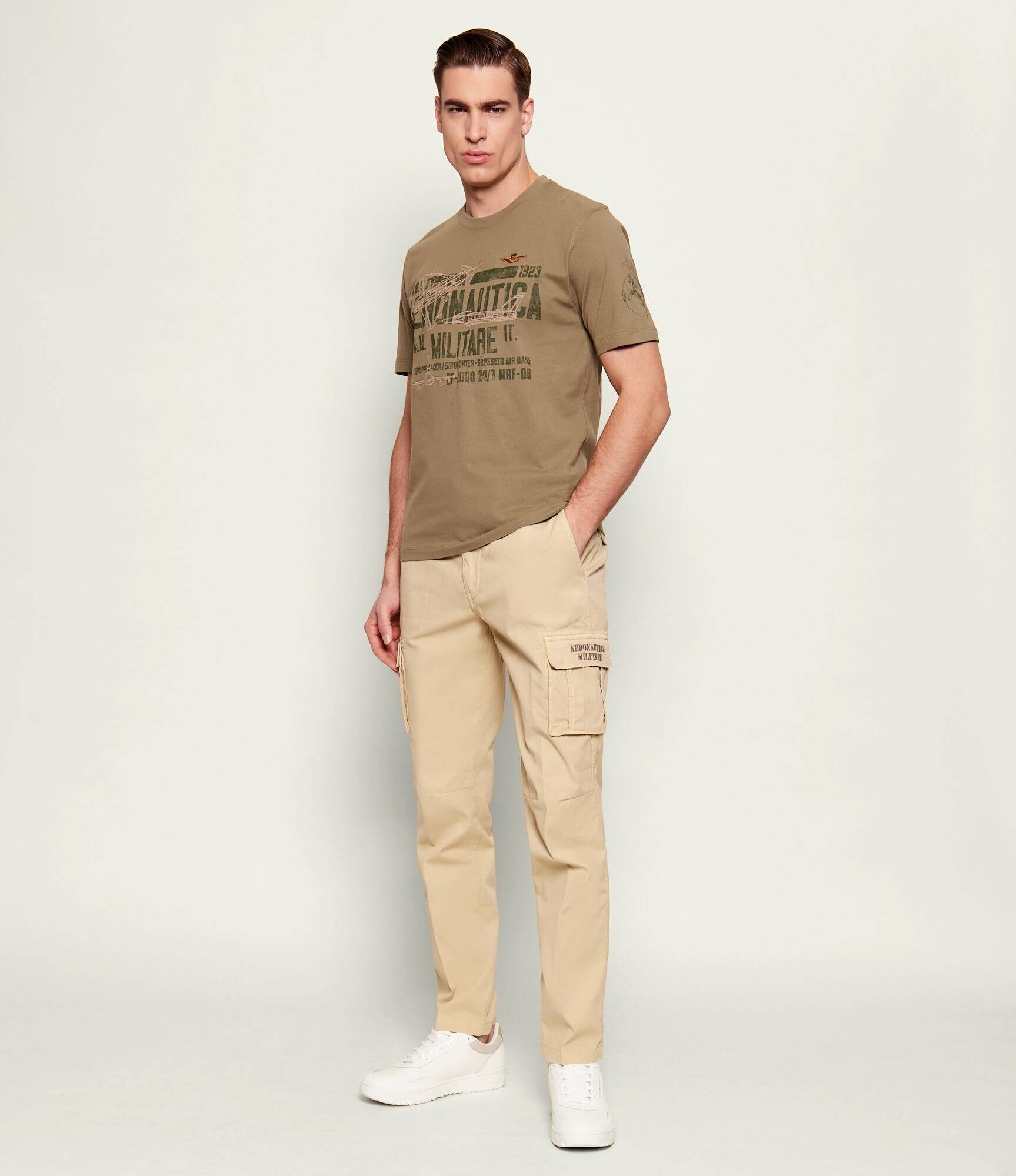 Aeronautica Militare Pantaloni cargo | Slim Fit