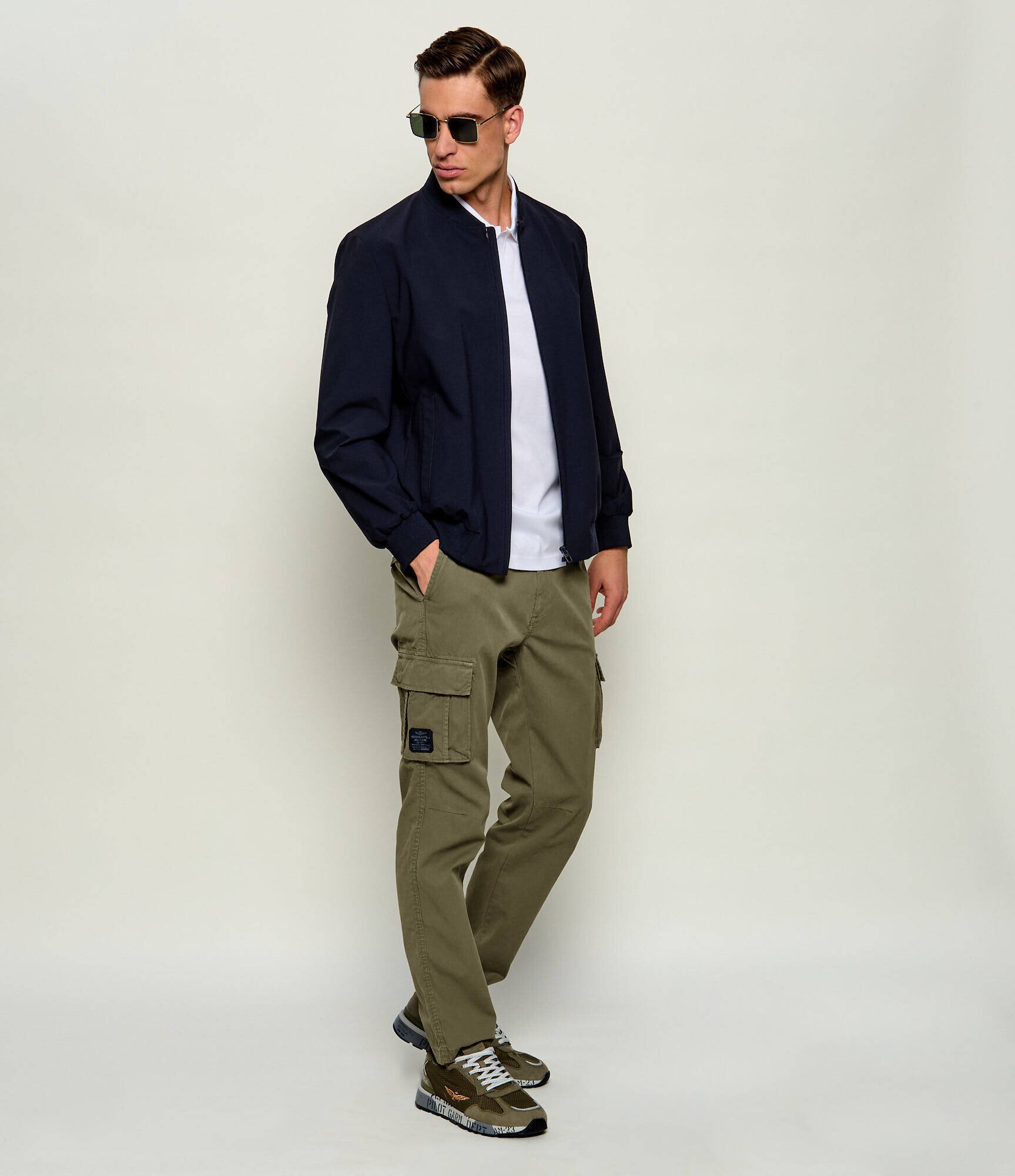 Aeronautica Militare Pantaloni cargo | Slim Fit