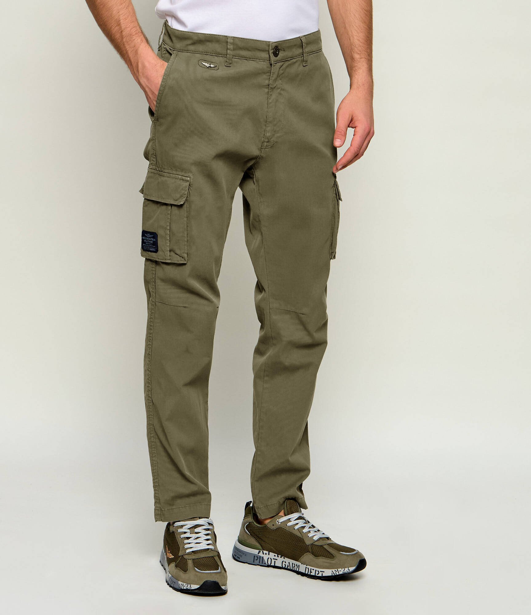 Aeronautica Militare Pantaloni cargo | Slim Fit